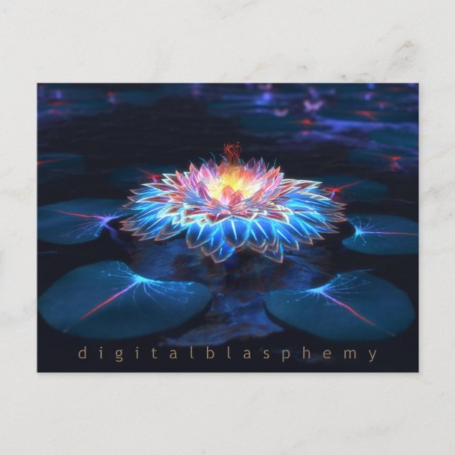 Pot-vykort i Guld (natt) Vykort (Framsida)