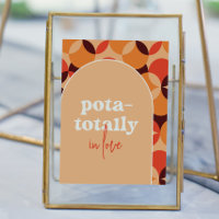 Pota-totalt i Kärlek Bröllop-tecken