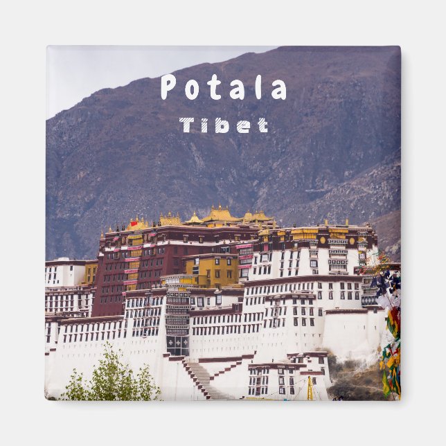 Potala palace i Lhasa - Tibet Magnet (Framsidan)