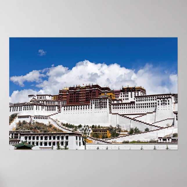 Potala palace i Lhasa - Tibet Poster (Framsidan)