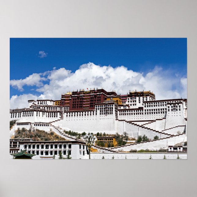 Potala palace i Lhasa - Tibet Poster (Framsidan)