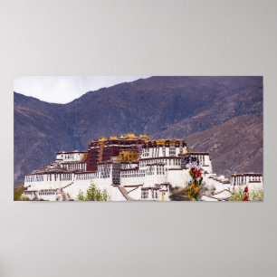 Potala palace i Lhasa - Tibet Poster