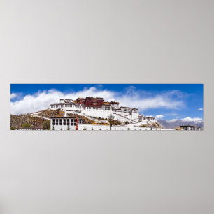 Potala palace i Lhasa - Tibet Poster