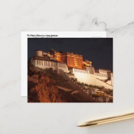Potala Palace i Lhasa, Tibet Vykort