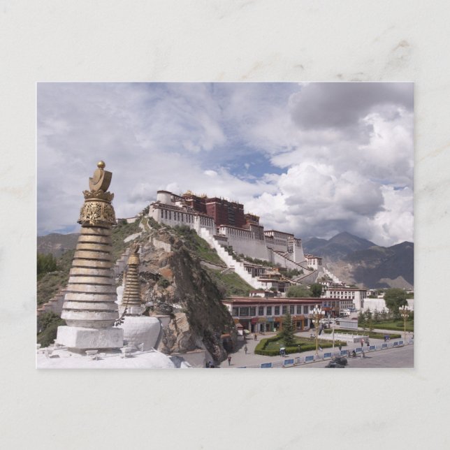 Potala palace i Tibet Vykort (Framsida)