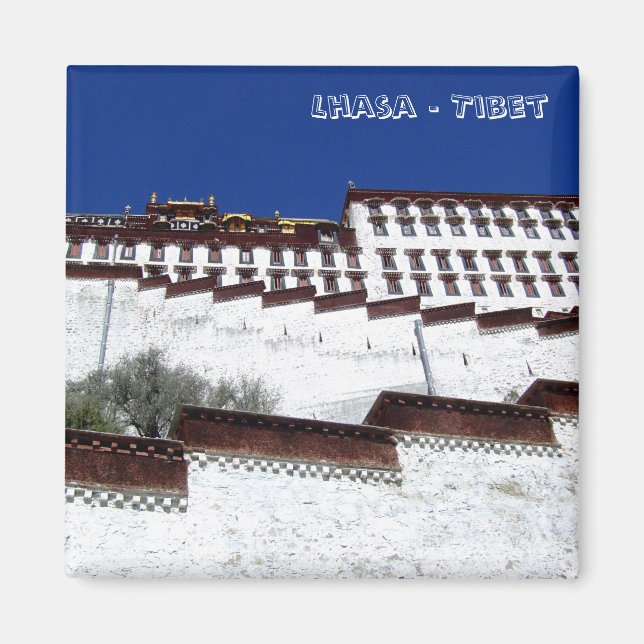 Potala Palace, Lhasa - Tibet (Fridge Magnet) Magnet (Framsidan)
