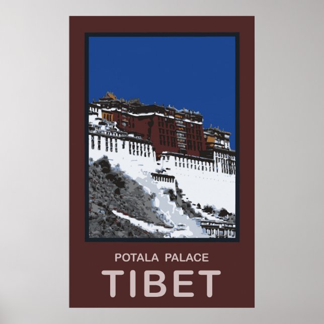 Potala Palace Lhasa Tibet Poster (Framsidan)