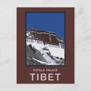Potala Palace Lhasa Tibet Vykort