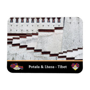 Potala Palace och Lhasa, Tibet / Himalaya Magnet
