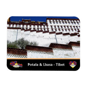Potala Palace och Lhasa, Tibet / Himalaya Magnet
