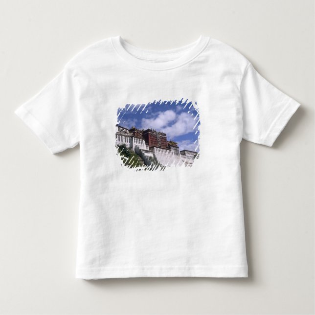 Potala Palace på berget Dalais hem Tee Shirt (Framsida)