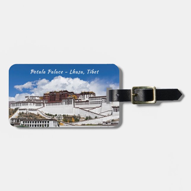 Potala-palatset i Lhasa - Tibet Bagagebricka (Horisontell Framsida)