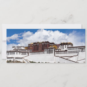 Potala-palatset i Lhasa - Tibet Inbjudningar