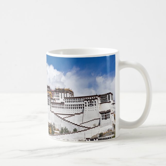 Potala-palatset i Lhasa - Tibet Kaffemugg (Höger)