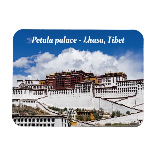 Potala-palatset i Lhasa - Tibet Magnet (Horisontell)