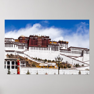 Potala-palatset i Lhasa - Tibet Poster
