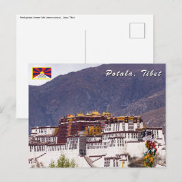 Potala-palatset i Lhasa - Tibet Vykort