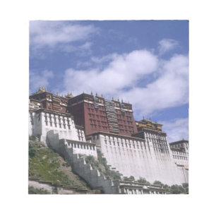 Potala-palatset på berg hem för Dalai Anteckningsblock