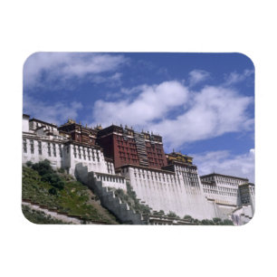 Potala-palatset på berg hem för Dalai Magnet