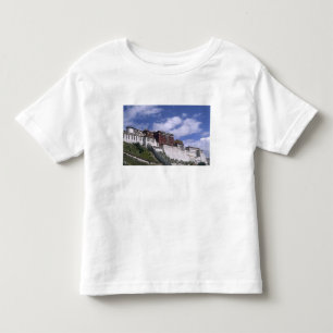 Potala-palatset på berg hem för Dalai Tee Shirt