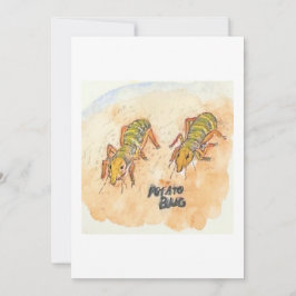 Potatis Bug Gratulationskort Inbjudningar
