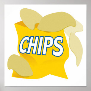 Potatis chip poster
