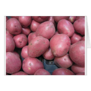 Potatis från kärlek hälsningskort