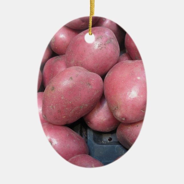 Potatis från kärlek julgransprydnad keramik (Framsidan)