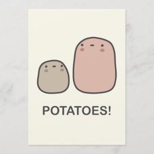 Potatis! Inbjudningar