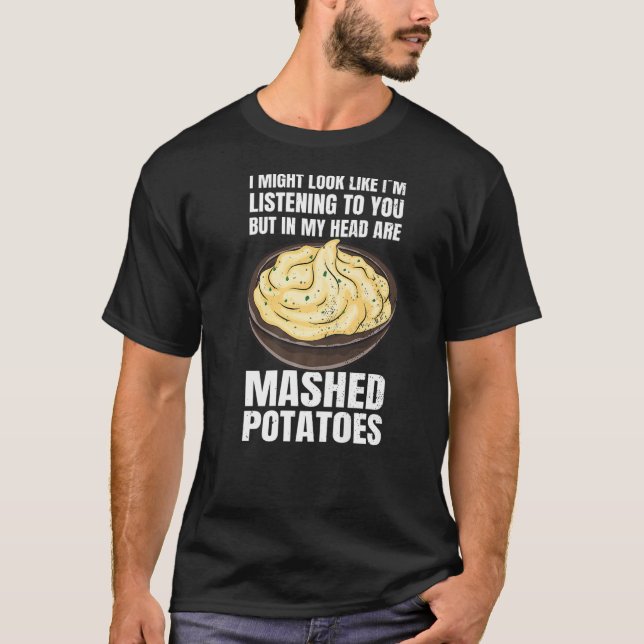 Potatis, mosad potatis t shirt (Framsida)