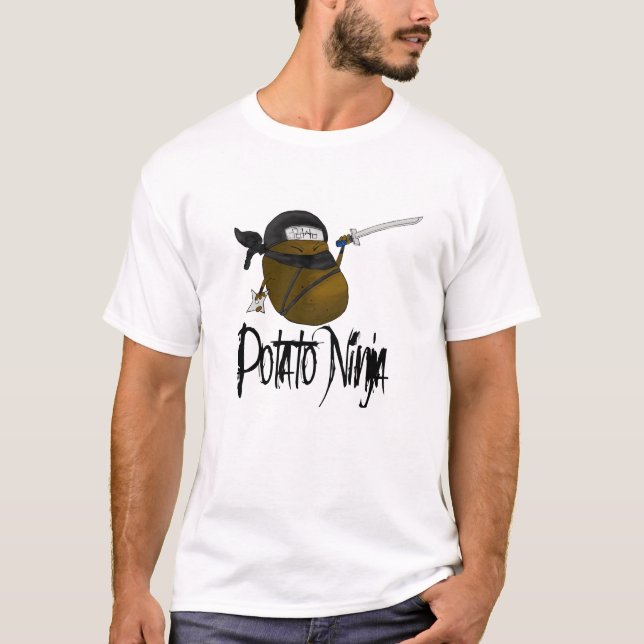 Potatis Ninja T-shirt (Framsida)