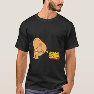 Potatis och Fransk T Shirt