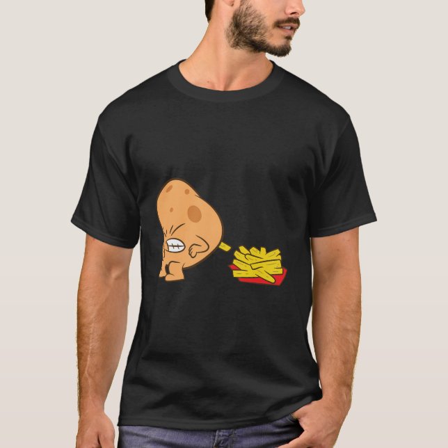 Potatis och Fransk T Shirt (Framsida)