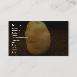 Potatis på smuts visitkort