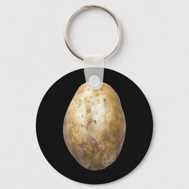 Potatis Potatis Mat Halloween Kostym Rolig Nyckelring (Framsida)