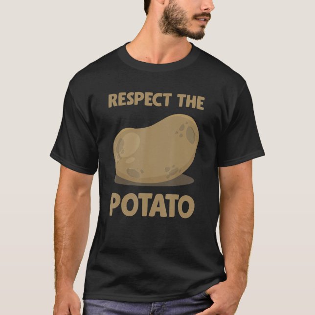 Potatis som uppfyller kraven för potatis t shirt (Framsida)
