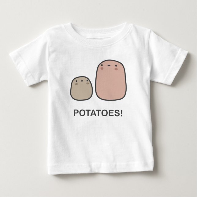  Potatis! T Shirt (Framsida)