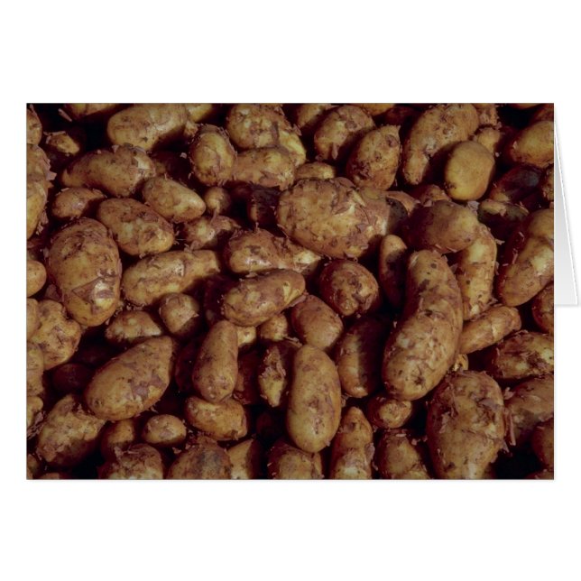 Potatisar Hälsningskort (Framsidan Horizontal)