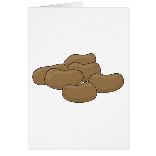 Potatisar Hälsningskort (Framsidan)