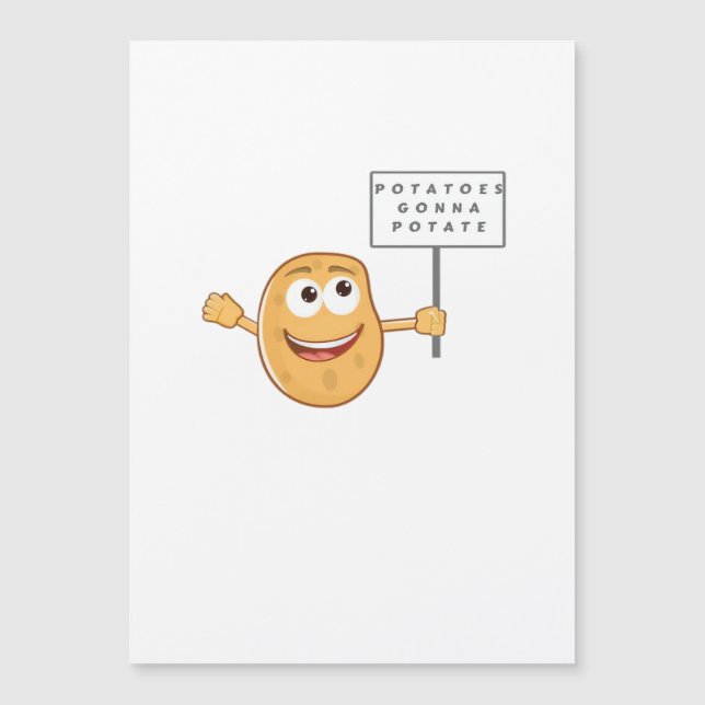 Potatisar Kommer Att Potatisera (Grönsakspotatispu (Framsida)