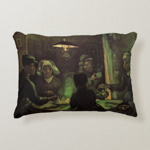Potatisätarna av Vincent van Gogh Prydnadskudde