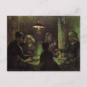 Potatisätarna av Vincent van Gogh Vykort