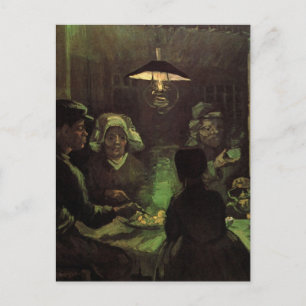 Potatisätarna av Vincent van Gogh Vykort