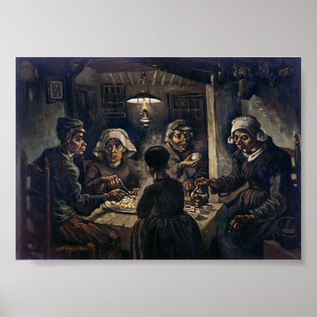 Potatisätarna | Van Gogh | Poster (Framsidan)