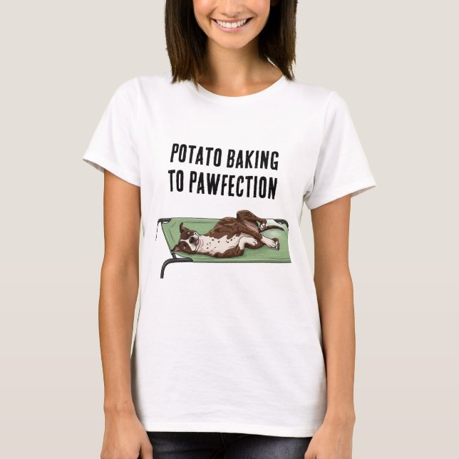 Potatisbakning till Pawfection T Shirt (Framsida)