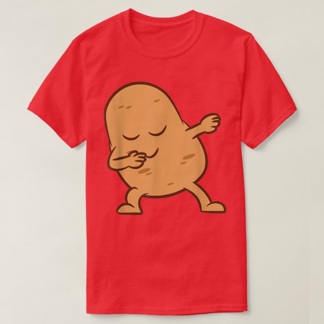 Potatisdocka potatis av vegetabiliskt Kärlek-potat T Shirt (Design framsida)