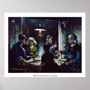 Potatiseatersna av Vincent Van Gogh Poster