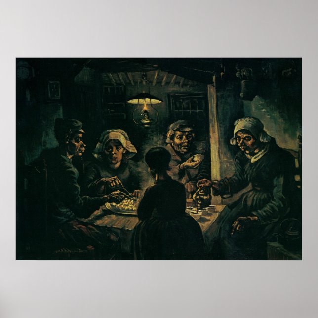 Potatisen Eaters Poster (Framsidan)