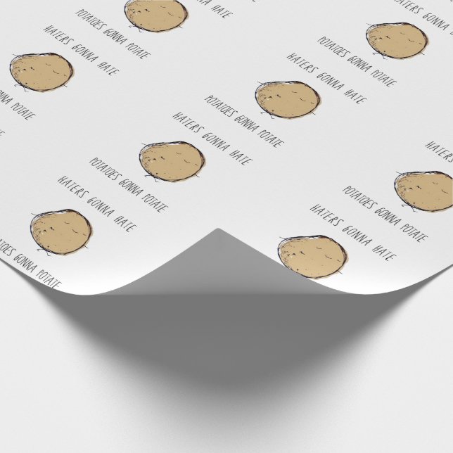 Potatisen ska vikas Papprare Presentpapper (Hörn)