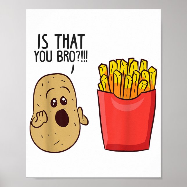 Potatisfärjan är att du är en brun potatis poster (Framsidan)